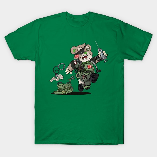 PATCHES (OD Green) T-Shirt by hiwez